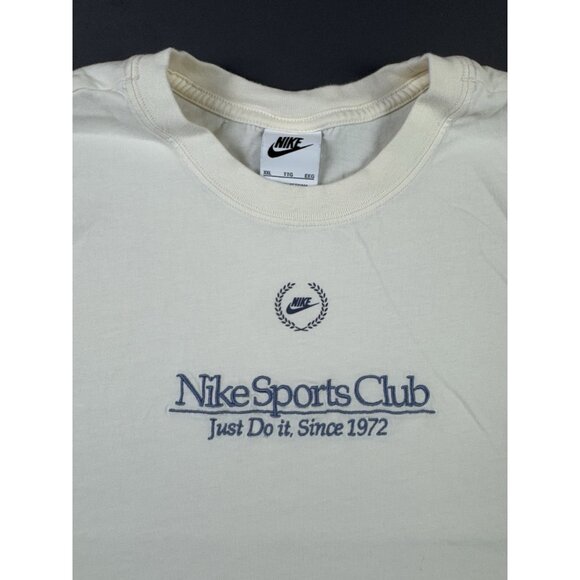 Nike Y2K Sports Club Just Do It Crop Top Sports Gym Yoga 2XL Womens Tank - Picture 3 of 6